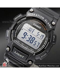 Casio Vibration Alarm 100M Digital Watch W-736H-1AV, W736H