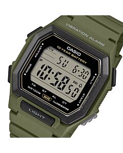 Casio Vibration Alarm 100M Digital Watch W-738H-3A, W738H