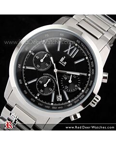 I.s Mens Chronograph Tachymeter 50M Sport Watch W8300GC