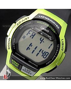 Casio Stopwatch Alarm Digital Watch WS-1000H-3AV, WS1000H
