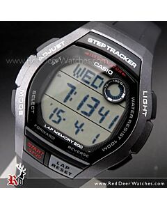 Casio Step Tracker LED 100M Sport Watch WS-2000H-1AV, WS2000H