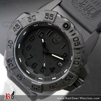 Luminox EVO Navy SEAL Colormark All Black Mens Watch 3501BO - Swiss Made