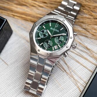 Bulova Prestige 6-Hand Chronograph High Performance 262kHz Quartz Watch 96B409