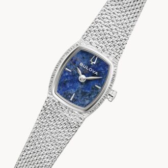 Bulova Goddess of Time Gold Sodalite Blue Dial Women's Watch 96L343