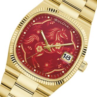 BULOVA Super Seville Year of the Horse Red Dial limited Watch 97B242