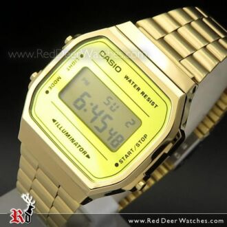 Reloj Casio A168wg Unisex Retro Dorado Digital - LhuaStore – Lhua Store