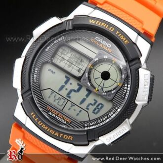 Casio Sporty Digital World Time 100M AE-1000W-1AV