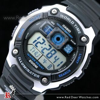 Casio Sporty Digital World Time 100M AE-2000W-1AV