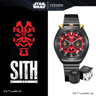 CITIZEN Tsuno Chrono Star Wars Darth Maul Unsex Ltd Watch AN3668-55W