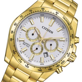 Citizen Quartz Sports Chronograph Rose Gold Men’s Watch AN8233-51E