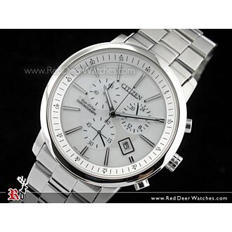 Citizen Eco Drive Chronograph White Men's Watch AT0495-51A