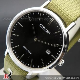 Citizen Eco-Drive Sapphire Nylon Strap Watch AU1080-38E