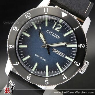 Citizen ECO-DRIVE Vintage Throwback Leather Strap Watch AW0077-19L