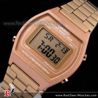 Casio Retro Design LED Backlight Rose Gold  Digital Watch B640WC-5A