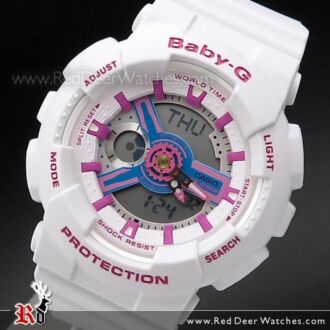 Casio Baby-G Punching Pattern Analog Digital Sport Watch BA-110PP-2A, BA110PP