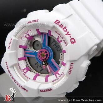 Casio Baby-G Punching Pattern Analog Digital Sport Watch BA-110PP-2A, BA110PP