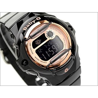 Casio Baby-G Rose Gold Color Alarm Sport Watch BG-169G-1, BG169G