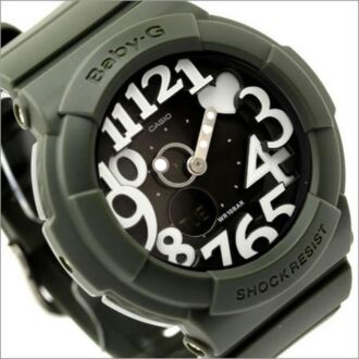 Casio Baby-G Neon Dial Series Auto calendar World time Watch BGA-134-3B, BGA134