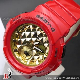 Casio Baby-G RED × GOLD Pair Model Ladies Watch BGA-195VLA-4A, BGA195VLA