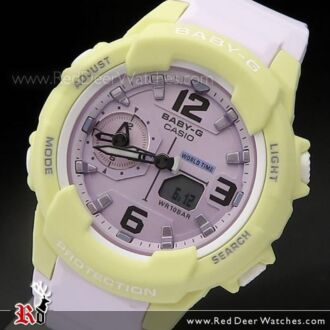 Casio Baby-G Dual Dial World Time Ladies Watch BGA-230PC-9B, BGA230PC