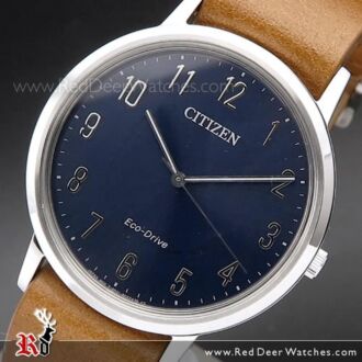 Citizen Eco-Drive Solar Calf Leather Strap Watch BJ6501-01E 