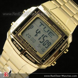 Casio Gold plated Data Bank watch DB-360G-9A DB360G 9A