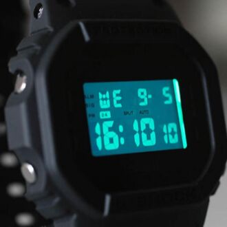 Casio G-Shock All Black Monotone Digital Watch DW-5600BB-1, DW5600BB