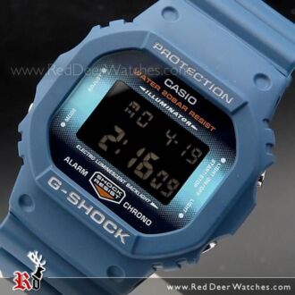 Casio G-Shock Classic 5600 Series Blue Digital Sports Watch DW5600BBM-2