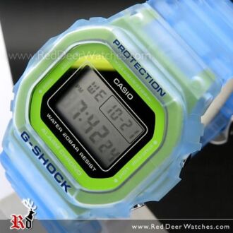 Casio G-Shock Color Skeleton Red Jelly Clear Watch DW-5600SB-2, DW5600SB