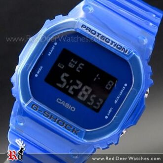 Casio G-Shock Color Skeleton Red Jelly Clear Watch DW-5600SB-2, DW5600SB