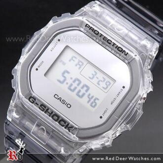 Casio G-Shock semi-transparent Metallic Mirror face Watch DW-5600SK-1, DW5600SK