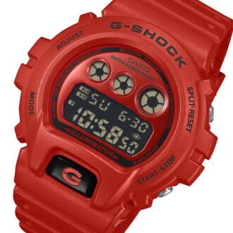 Casio G-Shock Iconic Red Series Bio-Based Red Resin Band Watch DW-5600RRB-4