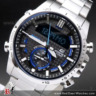 Casio Edifice Bluetooth Solar Mobile Link Watch ECB-800DC-1A, ECB800DC