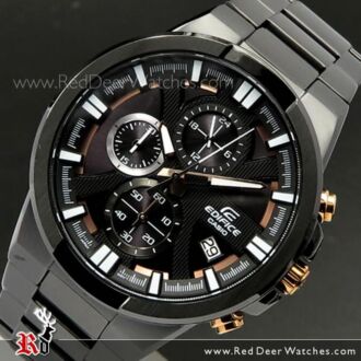 Casio Edifice Chronograph All Black Sport Watch EFR-544BK-1A9V, EFR544BK