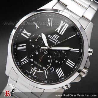 Casio Edifice Chronograph 100M Stopwatch Sport Watch EFV-500D-1AV, EFV500D