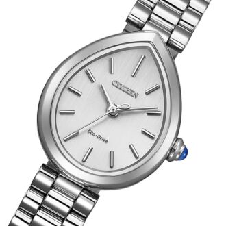 Citizen L Eco-Drive Rainell Silver Dial Ladies Watch EM1200-55A