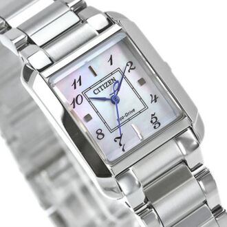 Citizen L Eco-Drive Mother of Pearl Dial Ladies Watch EW5600-87D
