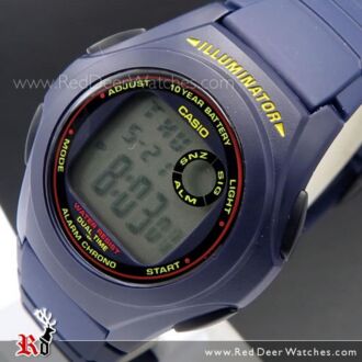 Casio Digital LCD Alarm Stopwatch Sports Watch F-200W-2A, F200W