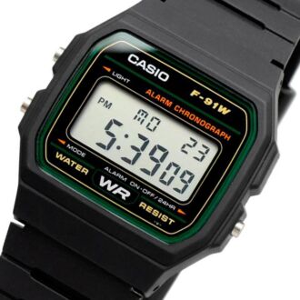 Casio Digital Water Resistant Classic Unisex Watch F-91W-1, F91W