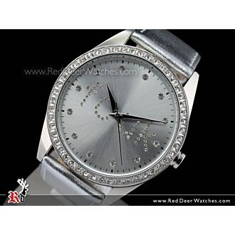 French Connection Stone Set Silver Ladies Watch FC1012S