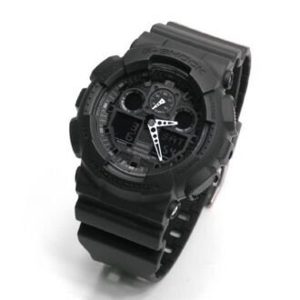 Casio G-Shock Velocity Indicator Alarm Watch GA-100-1A1 All Black   