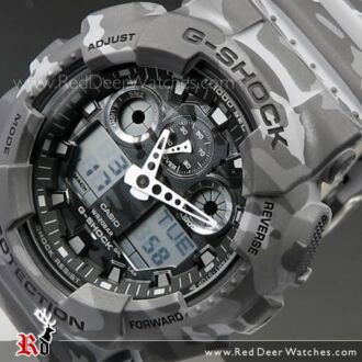 Casio G-Shock Camouflage World time Military Watch GA-100CM-8A, GA100CM