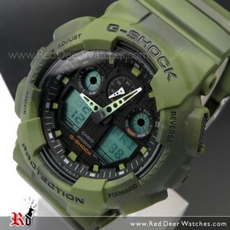 Casio G-Shock 200M Marble Camouflage Military Sport Watch GA-100MM-3A, GA100MM