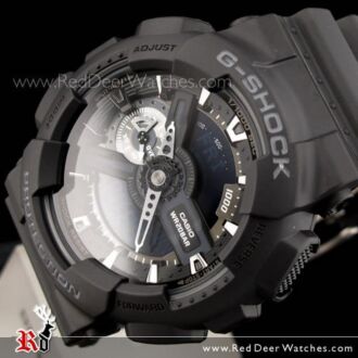 Casio G-Shock All Black Analog Digital Display Watch GA-110-1B, GA110