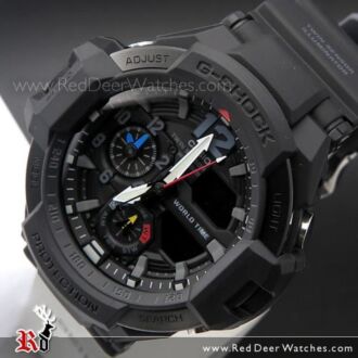 Casio G-Shock GRAVITYMASTER 200M Thermometer Compass Watch GA-1100-2B, GA1100