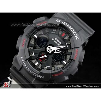 Casio G-Shock Black Analog Digital Watch GA-120-1A GA120