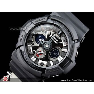 Casio G-Shock Black Analog Digital 200M Watch GA-201-1A, GA201