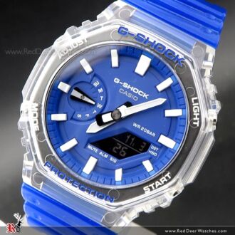 Casio G-Shock HIDDEN COAST Transparent Resin Watch GA-2100HC-2A, GA2100HC