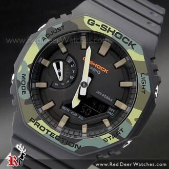 Casio G-Shock Carbon Core Guard Utility Colour Edition Watch GA-2100SU-1A, GA2110SU