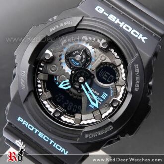 Casio G-Shock Black With Blue 200M Sport Watch GA-300BA-1A, GA300BA